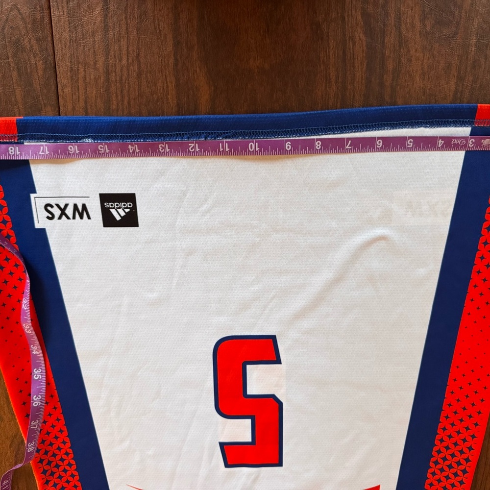 Adidas WXS Reversible White NOLA Red White & Blue Jersey - Picture 13 of 13
